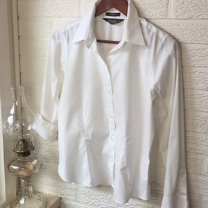 Eddie Bauer white cotton shirt